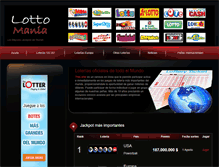 Tablet Screenshot of lottomania.es